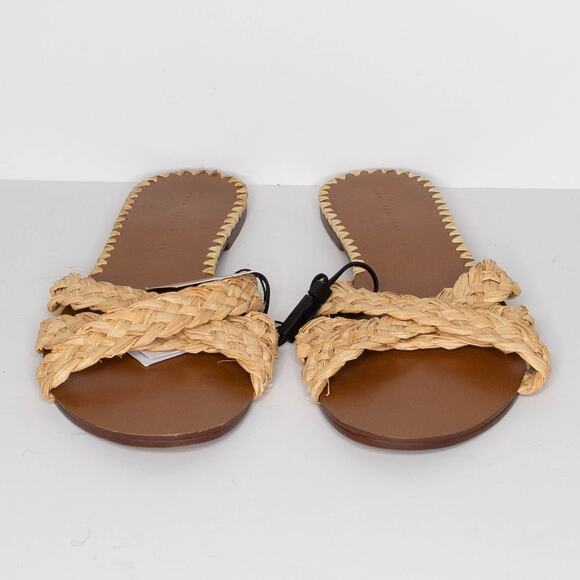 NWT Zara Women's Sandals Slides Boho Coastal Beachy Countryside Minimalist 9 AR - Picture 3 of 5